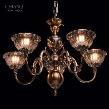 Люстра подвесная CHIARO 411010905 Паула 5x60W E27